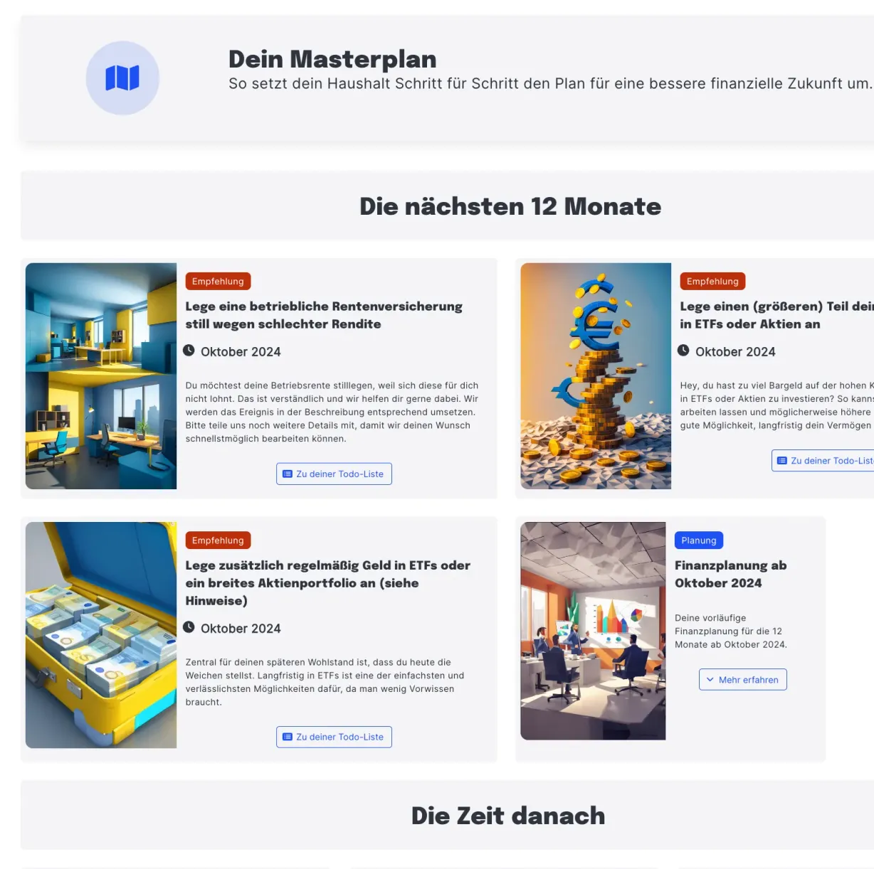 Illustration zu Dein Masterplan: So setzt du deinen Plan für mehr finanzielle Unabhängigkeit um.